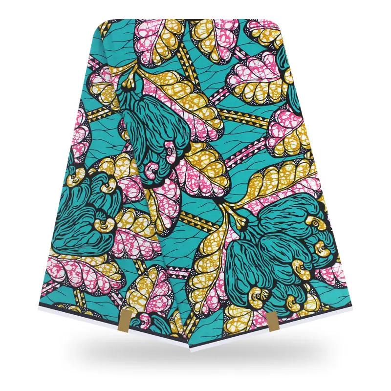 

African veritable wax prints fabric ankara wax Nigeria wax 100% pure cotton H191206