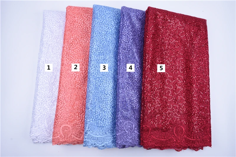 Чистая Белая французская сетчатая кружевная ткань высокого качества