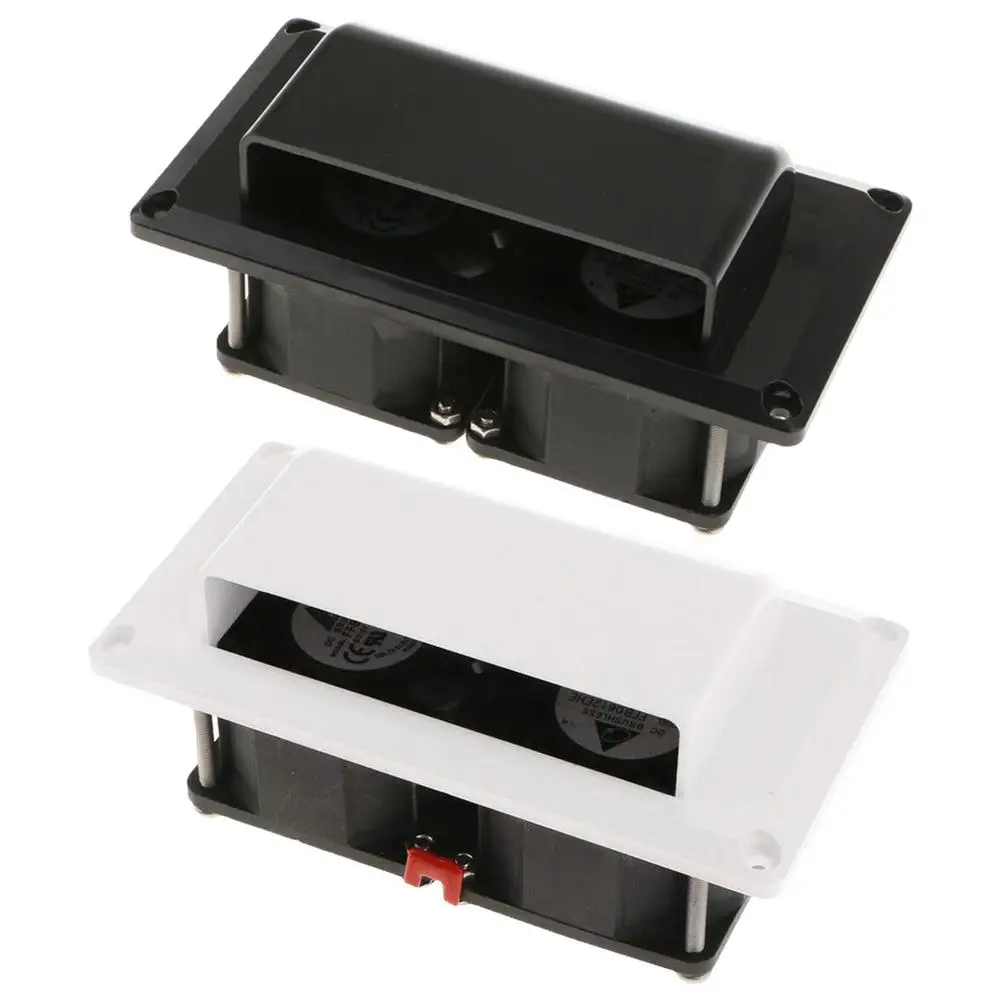 

Modern Caravan Motorhome Trailer Side Air Vent Ventilation Exhaust Fan RV White/Black DC25W For Camper Trailer Boat Marine Yacht