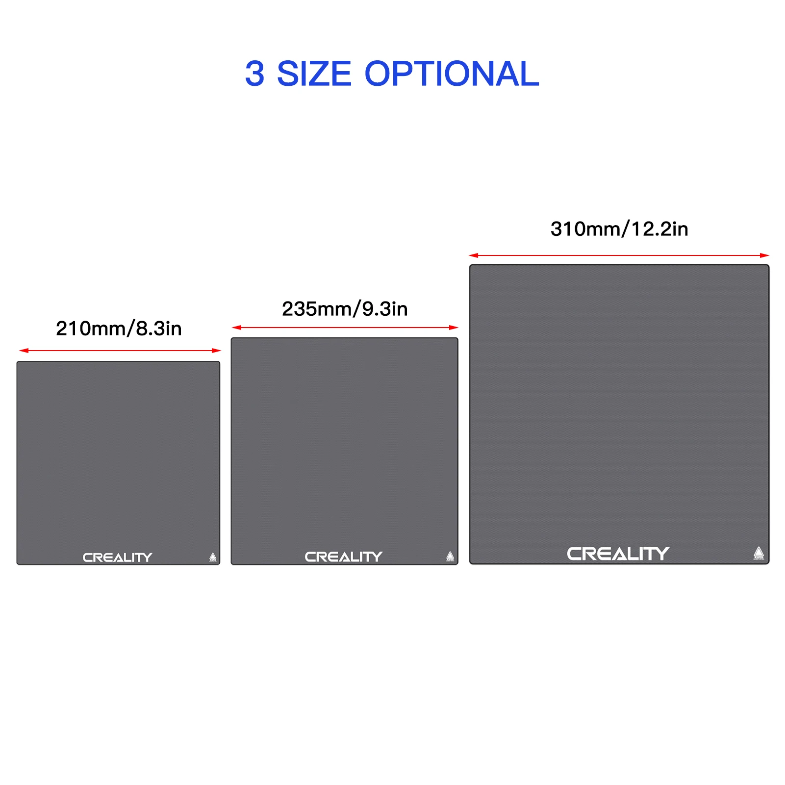 Creality платформа из закаленного стекла для 3D принтера Подогреваемая пластина