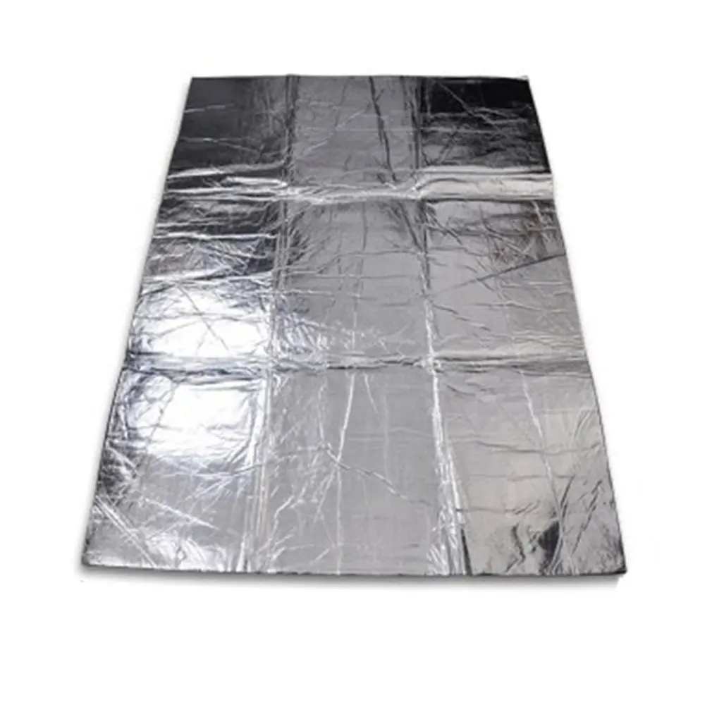 

Car-Styling Car Hood Engine Firewall Heat Mat Deadener Sound Insulation Deadening Aluminum Foil Sticker Shield Mat