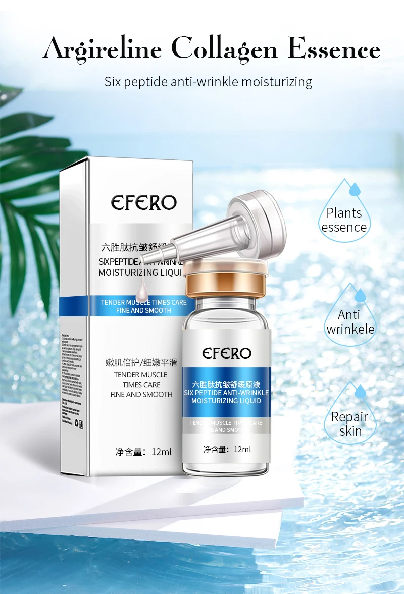 EFERO 1 шт лицо улитки крем отбеливающий дневной крем+ 1 шт Сыворотка для лица против возраста морщин Сыворотка+ 1 шт коллаген крем для глаз ремонт темных кругов