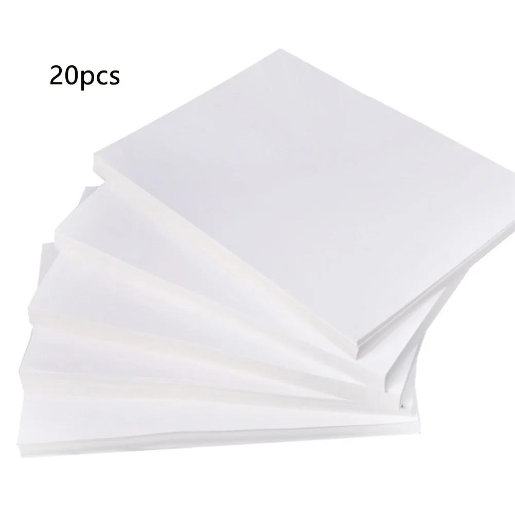 

20pcs/Set T Shirt A4 Transfer Paper Iron On Heat Press Print Paper Light For T Craft Shirts Inkjet A4 Fabrics Printing A4E4