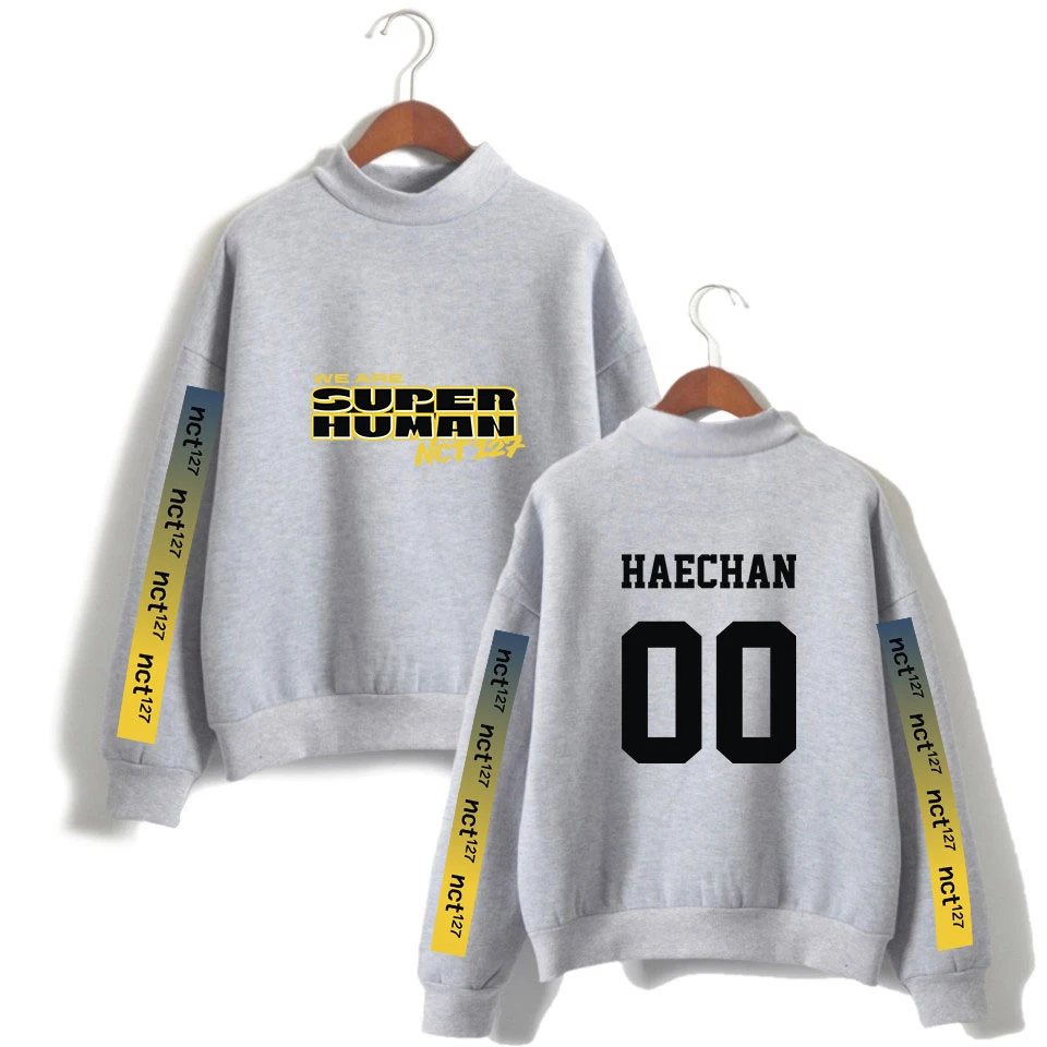 Новинка 127 Свитшот NCT с высоким воротником WE ARE SUPERHUMAN свитшот для женщин и мужчин