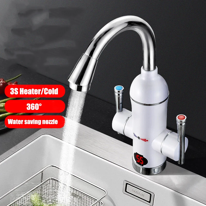 Электрический кухонный водонагреватель мгновенный нагреватель горячей воды