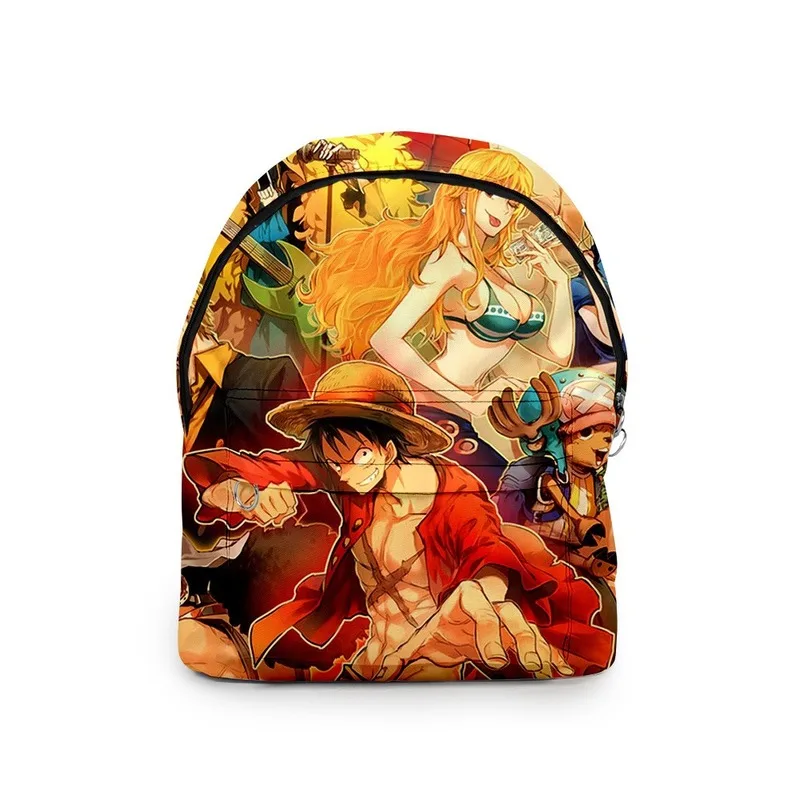 

Мультяшная цельная обезьянка D. Сумка Luffy из ткани Оксфорд, школьный рюкзак, модные повседневные дорожные кемпинговые уличные унисекс плече...