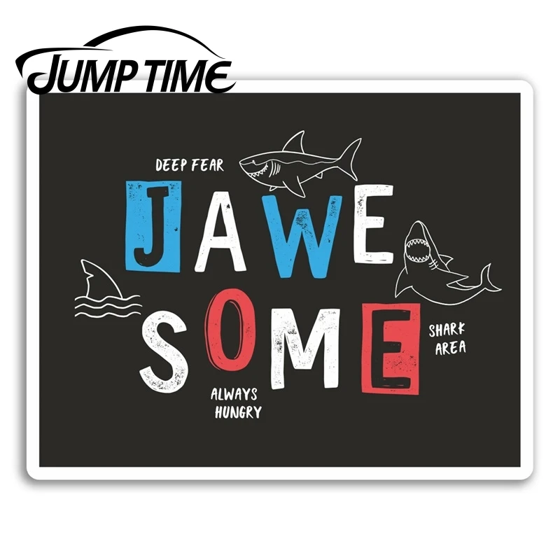 Время прыжка для удивительных акул виниловые наклейки Акулы Дети мальчиков