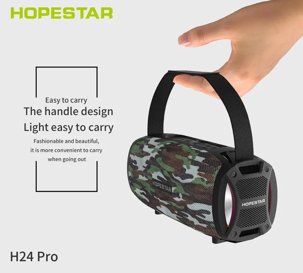 Hopestar H24 Pro 20 Вт Портативный беспроводной bluetooth динамик открытый водонепроницаемый