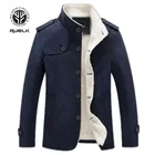 Куртка мужская шерстяная, теплая, Зимняя