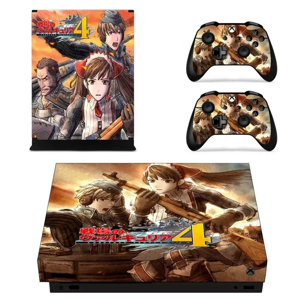 Valkyria Chronicles 4 стикер s для Xbox One X виниловые наклейки на кожу Наклейки Обложка Pegatinas