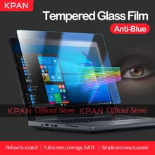 KPAN Anti-blue Light Universal Laptop Screen Protector 12 13 14 15 17 inch Tempered Glass Film For Dell HP Xiaomi Lenovo