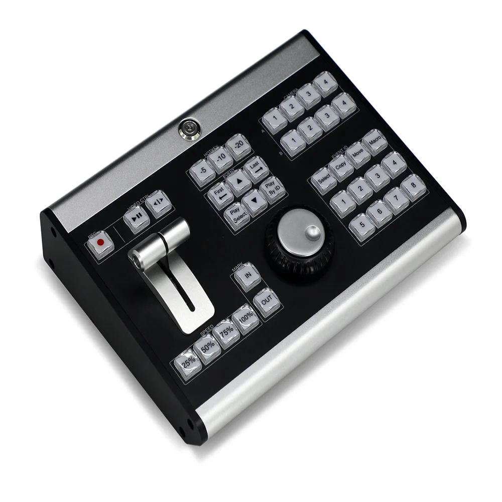 

Slow motion playback switcher with Precise playback search disk portable live video switcher