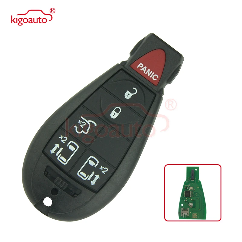 Kigoauto #9 M3N5WY783X ключ для кубика 434 МГц 5 кнопок с паникой Chrysler Dodge Jeep Grand Caravan 2008-2012 |