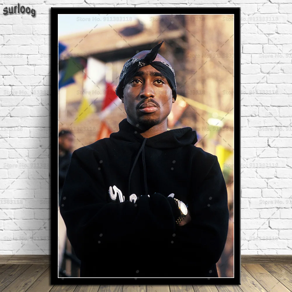 Плакаты и принты Tupac Shakur 2PAC настенные художественные картины с принтом в виде