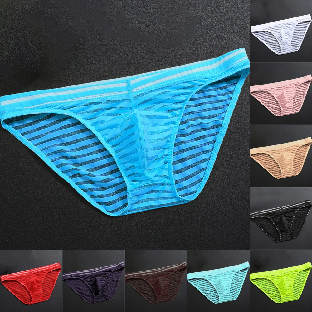 

Men's Sexy Thin Transparent Boxer Briefs Underwear Nylon Underpants Panties Transparent Boxer Briefs Underwear Nylon Underpants