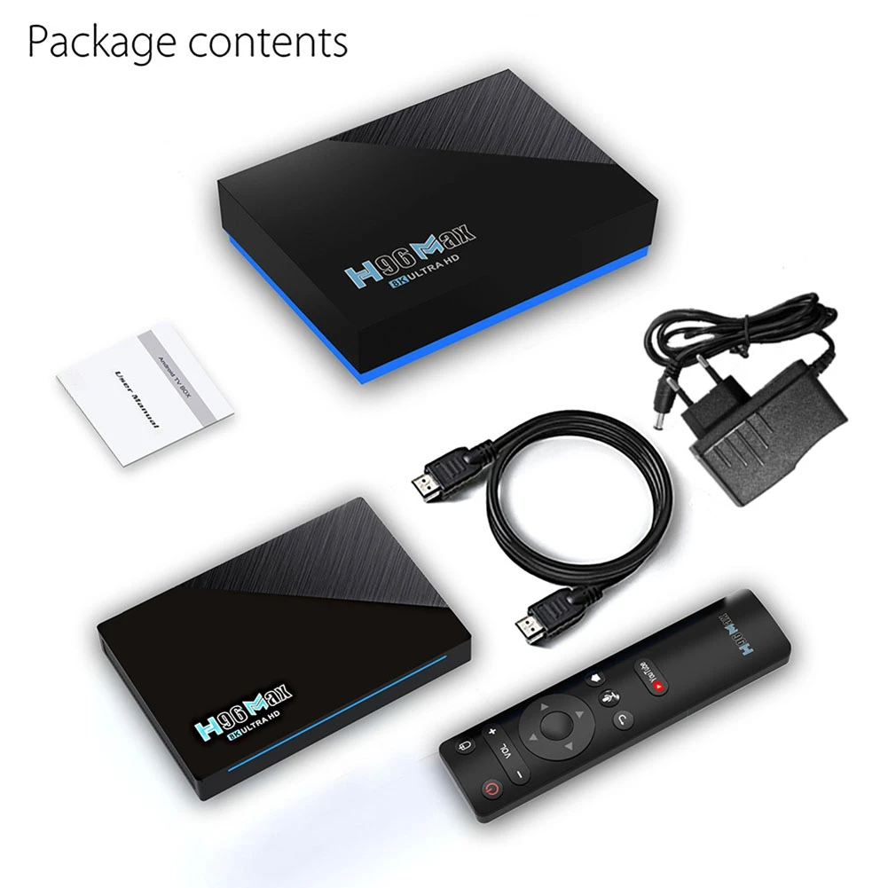

H96 Max RK3566 Smart TV Box Android 11 4GB 32GB 8GB 64GB 2.4G 5G Wifi 8K Voice TV Box