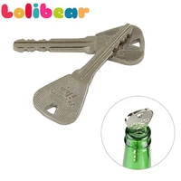 folding key thru bottle or ring penetration magic tricks close up magia gimmick props accessories classic toys gift for children