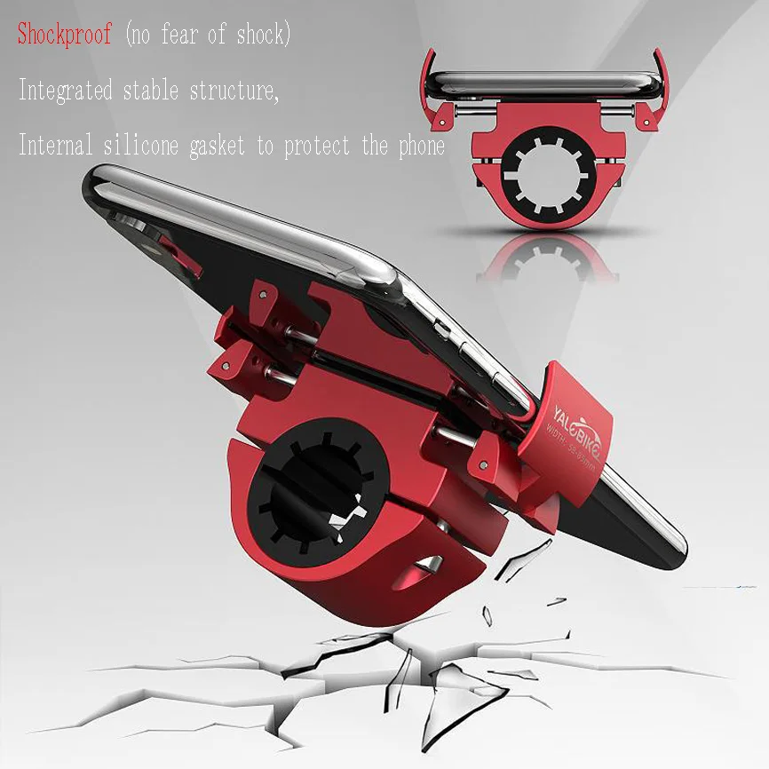 Кольцевой Невидимый велосипедный держатель для велосипеда из алюминиевого