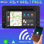 Мультимедийный плеер PX6, автомобильная система на Android 10, с GPS, Wi-Fi, DSP, 6,2 дюйма, 4 + 64 ГБ, для Alfa Romeo 159, 939, Spider Brera 2006-2011