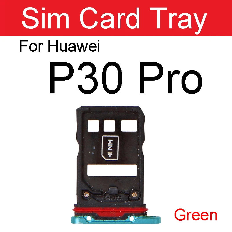 Адаптер для гнезда Micro SD/Sim-карты HuaWei P30 Pro Lite слот чтения Sim-карт разъем держатель