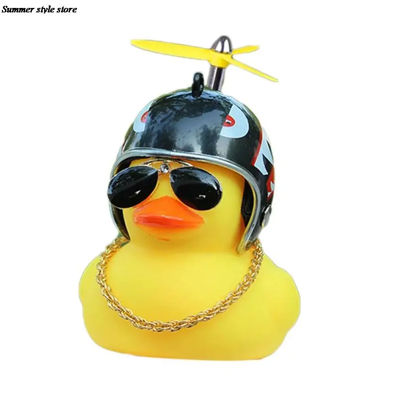 

Велосипедный светильник в виде утки сломанный ветер маленькая Желтая утка игрушка для шоссейного велосипеда шлем для верховой езды аксесс...