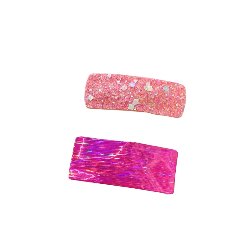 Женские Геометрические заколки для волос яркие треугольные с квадратными и