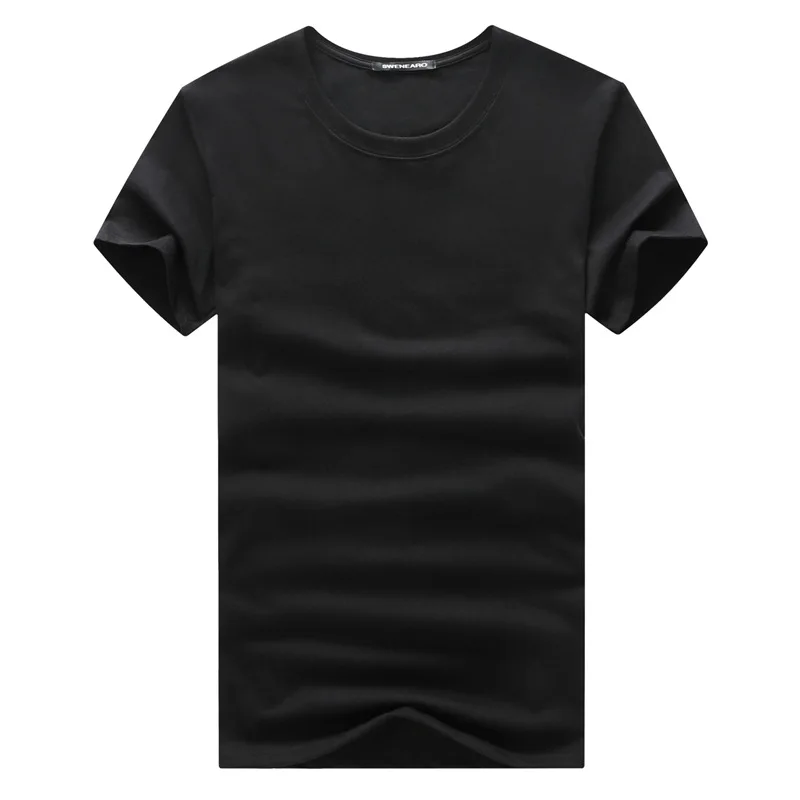 

8017-T-Korean version of the trend of wild students tide T-shirt low to help casual men's T-shirt