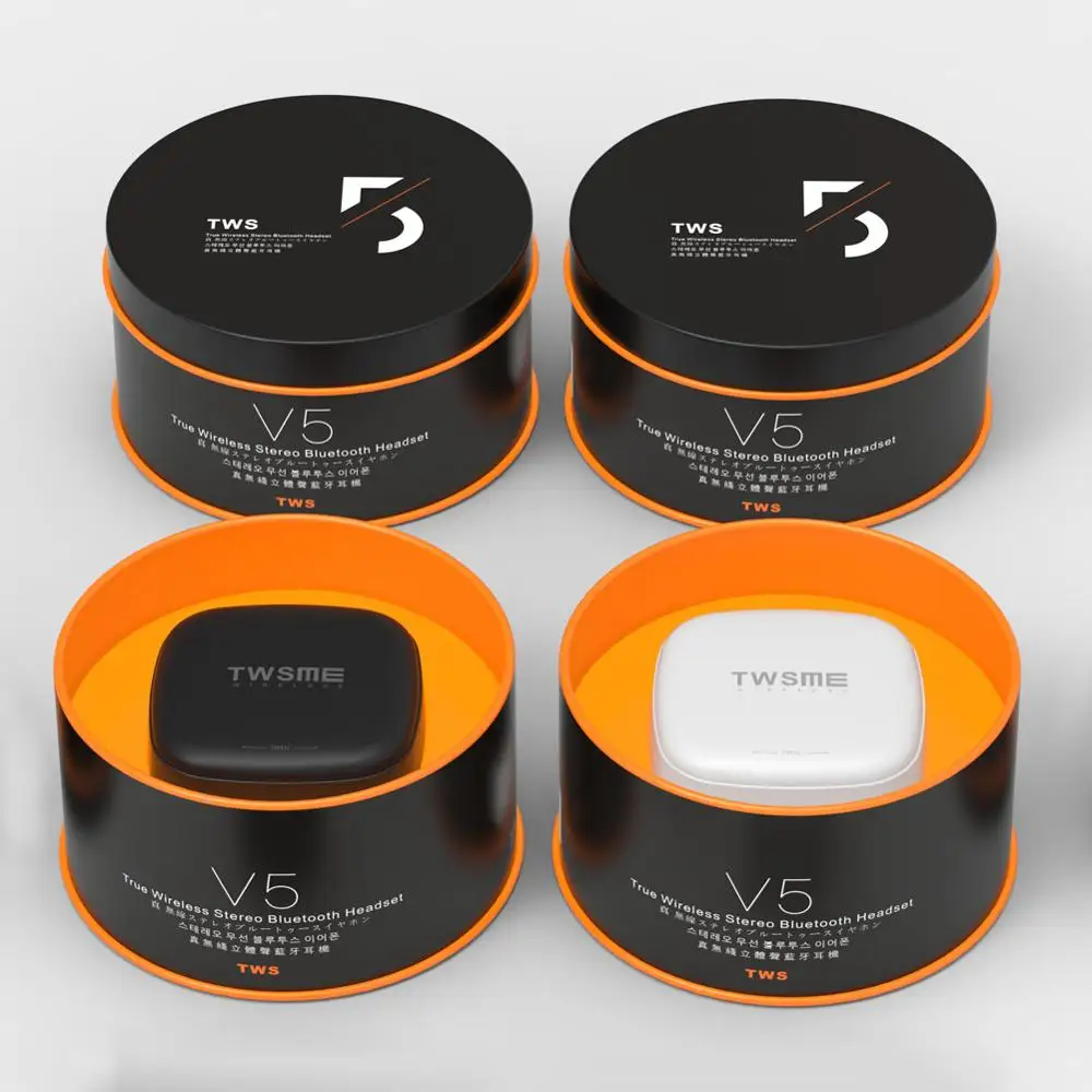 MIJIA TWS ME V5 Bluetooth наушники с двойной ручкой мини Беспроводные спортивные наушники сенсорные наушники-вкладыши bluetooth-гарнитура