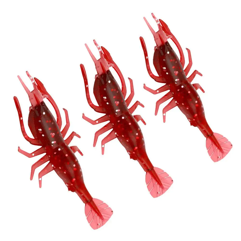 1 шт. приманка для рыбалки в виде креветки 8 см | Спорт и развлечения