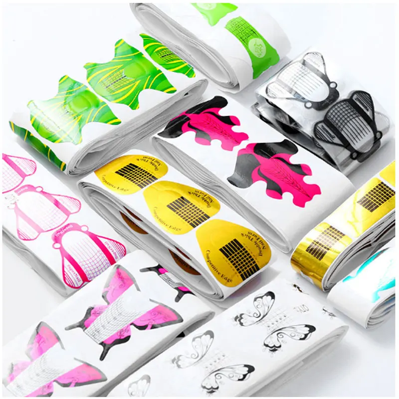 Форма для французского маникюра профессиональные формы ногтей акриловая кривая