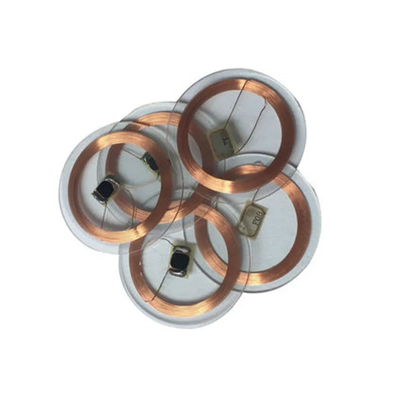 20 шт. 125 кГц RFID EM4100 TK4100 прозрачная монетная карта (25 мм) Id для бирок контроля