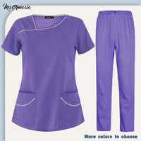 wholesale new pharmacy pet hospital doctor nurse scrubs tops dentistry doctor overalls lab coat spa medical surgical uniforms