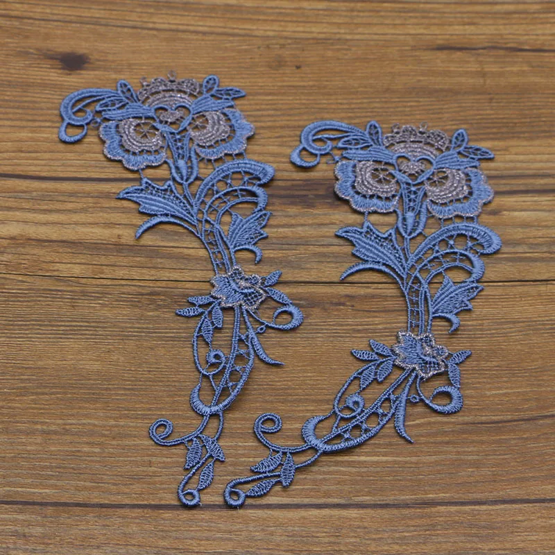 

5 шт., Кружевная аппликация с вышивкой