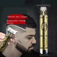 close cutting digital hair trimmer rechargeable electric hair clipper barbershop cordless 0mm t blade baldheaded men