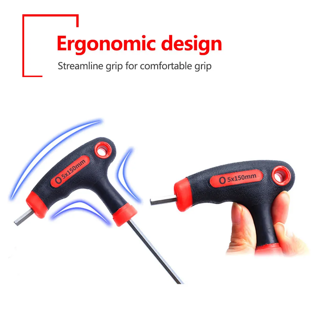 Т образная ручка шестигранный ключ 2 5 10 мм гаечный шаровой головкой инструменты