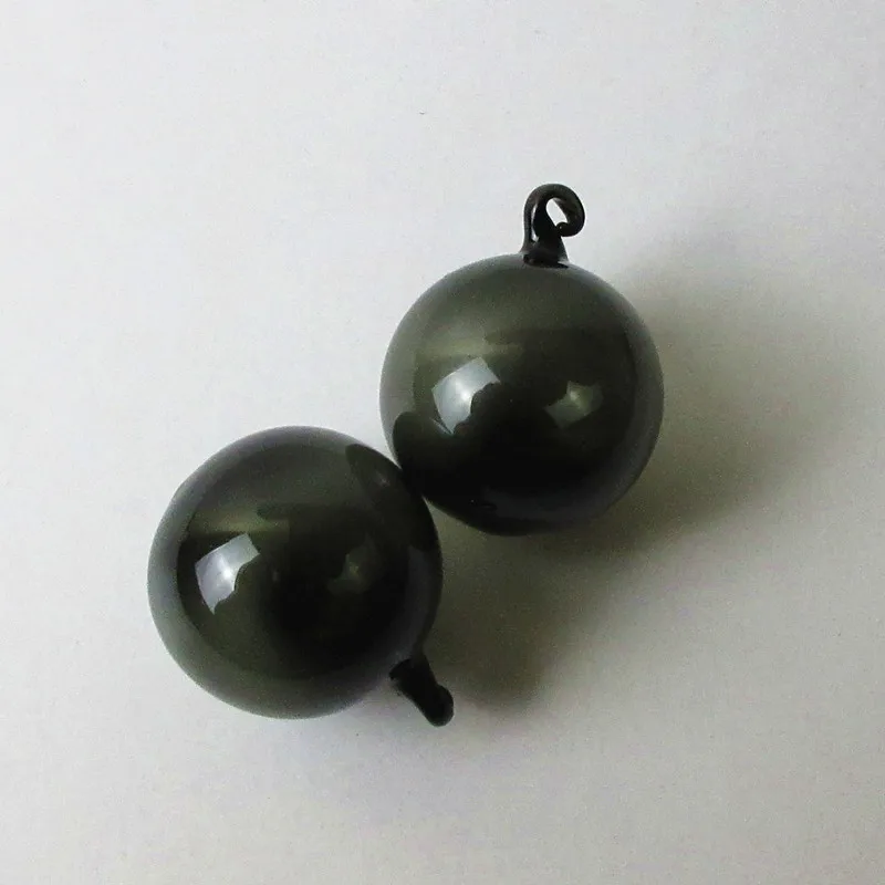 100 шт шар из выдувного стекла черный стеклянный поплавок украшение для аквариума