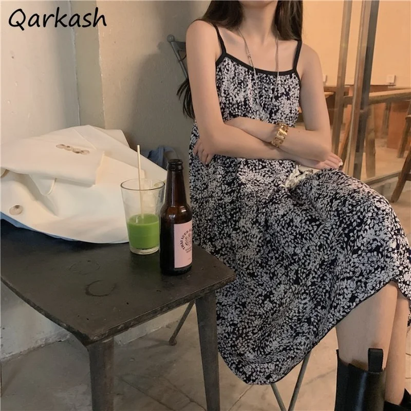 

Платья женские элегантные в стиле ретро с принтом, повседневные Мягкие стильные летние Шикарные Женские романтичные вечерние платья во фра...