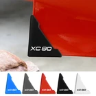 1 пара наклеек для защиты от ударов, крышка автомобильного угла двери, защита от царапин для Volvo XC90 принадлежности для ухода за автомобилем