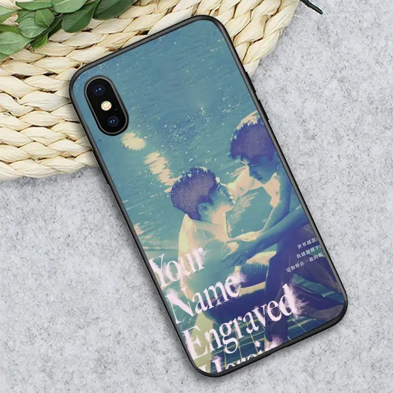 

Your Name Engraved Herein Phone Case for iPhone 11 12 pro XS MAX 8 7 6 6S Plus X 5S SE 2020 XR Soft silicone funda