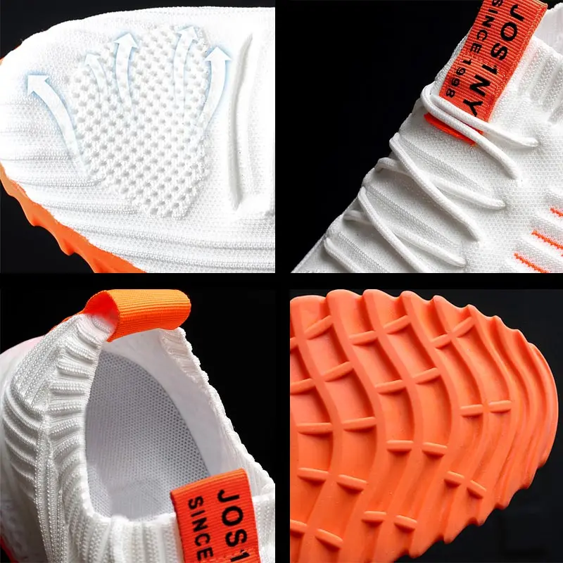 Oversize Breathable Net Women's Summer Shoes Sport Size 35 White Sneakers Womens Sports Men Running Ladies Gym D-436 | Спорт и