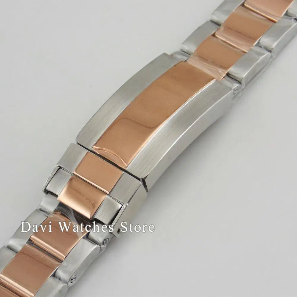 Стерильный розовый золотистый браслет 20 мм 316L из твердой нержавеющей стали