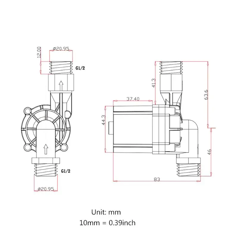 1 Set Water Circulation Beer Pump DC 12V 18W Antirust Transfer Brushless Wine Making Shaft Electric Fluid Home Breweries | Строительство