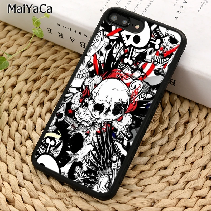 MaiYaCa стикер с черепом бомба чехол для телефона iPhone 5 6 7 8 plus 11 12 Pro X XR XS Max Samsung Galaxy S7 S8