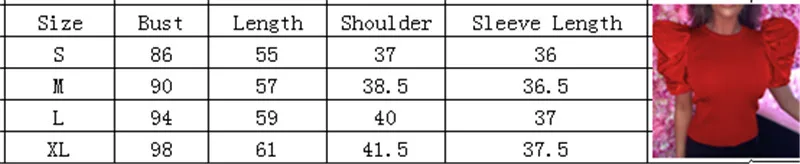 

2020 New Fashion Summer Women Solid Short Puff Sleeve O-Neck Slim Fit T-shirt Casual Tops