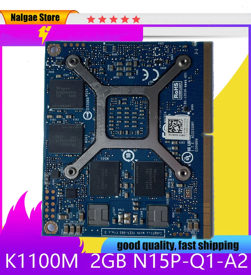 Квадро K1100M K1100 GDDR5 VGA Видео Графика карты N15P Q1 A2 для Dell M4600 M4700 M4800 HP 8570 Вт 8770 ZBook 15 100%