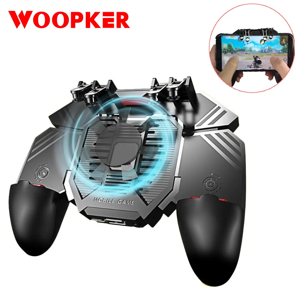 Игровой контроллер PUBG мобильный геймпад Все в одном с шестью пальцами для AK77 Free