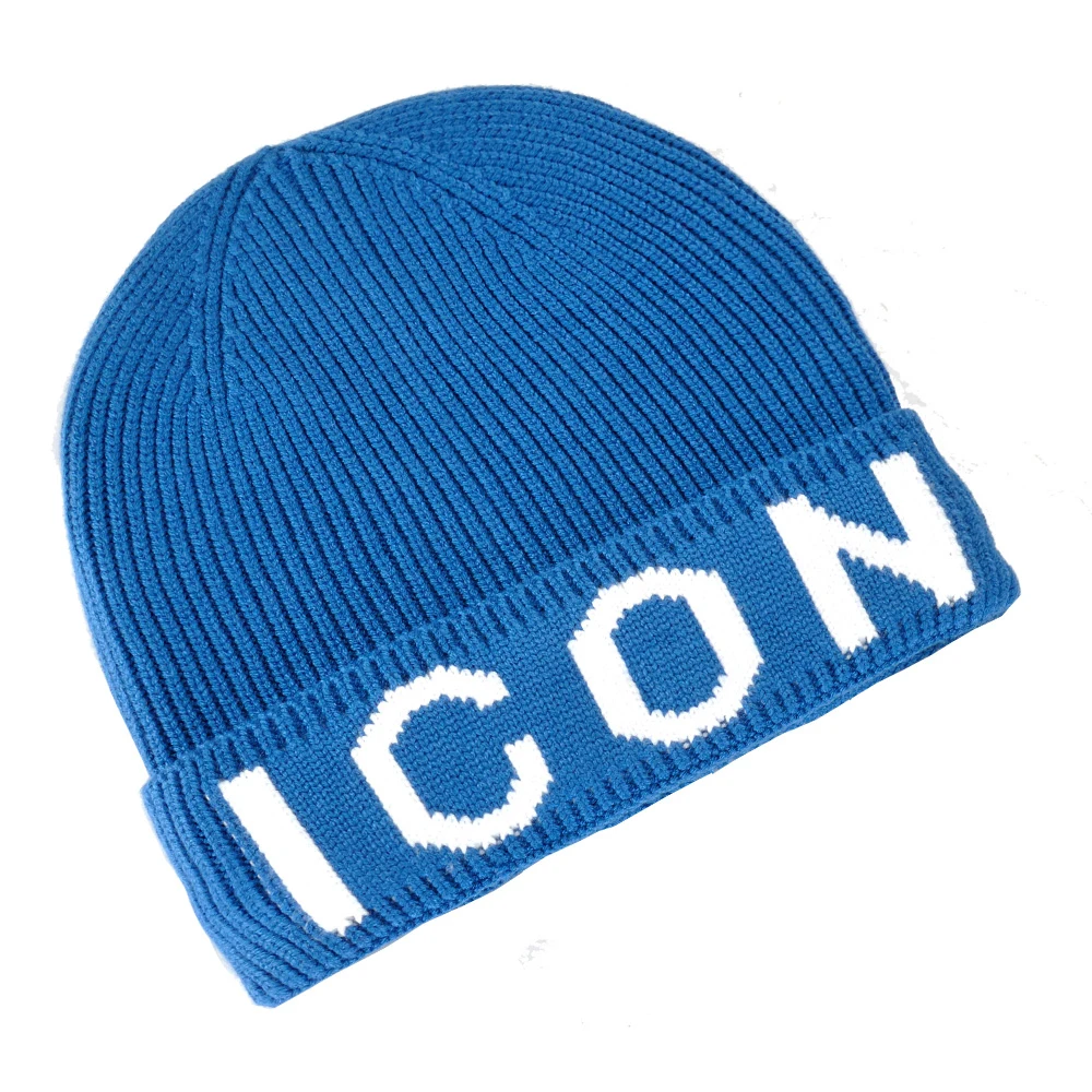 

DSQ2 brand Beanie Skiing Knitted Hats ICON Logo Women Men Winter Cap Warm Baggy Beanies Knit Skullies Bonnet Cap FD01434662
