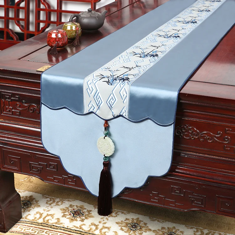 

Proud Rose Chinese Simple Table Runner Tea Tablecloth TV Cabinet Covering Cloth Shoe Cabinet Bed Table Runners Modern