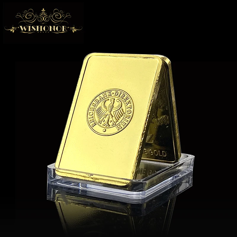 Деловой Подарок на 999 натуральное золото немецкий Железный слиток пруток Оз Орел