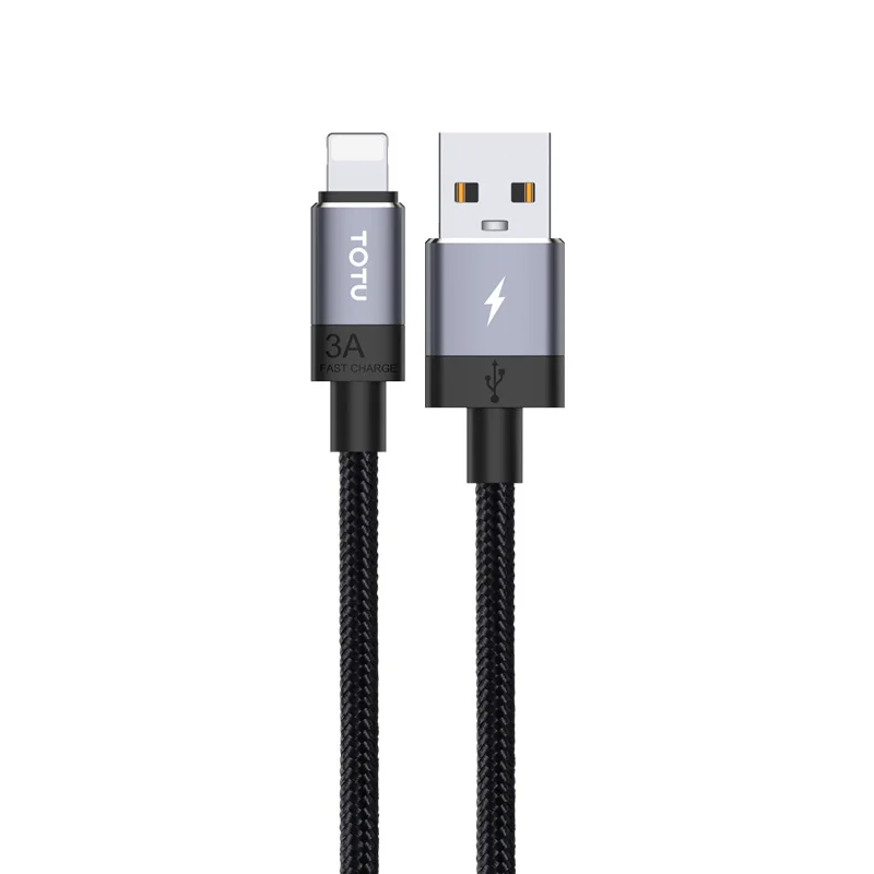Кабель TOTU для usb lightning для iPhone 11 pro xs max xr 8 7 6 plus 5 ipad зарядное устройство usb type c PD Быстрая зарядка данных 0,25 м 1 м 2 м - Цвет: USB to lightning